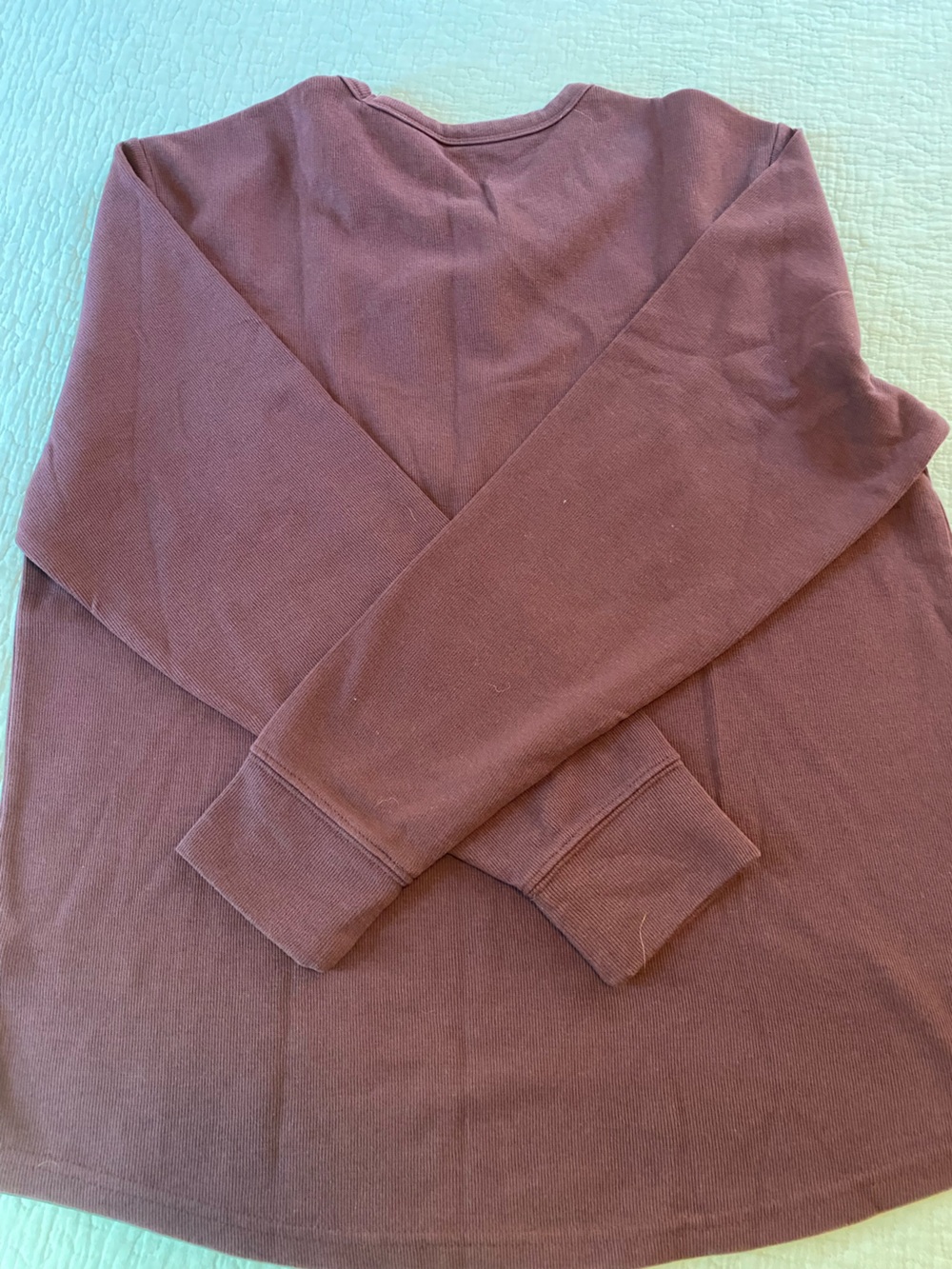NWT Old Navy Soft Washed burgundy long sleeve men’s shirt size L - Picture 6 of 7